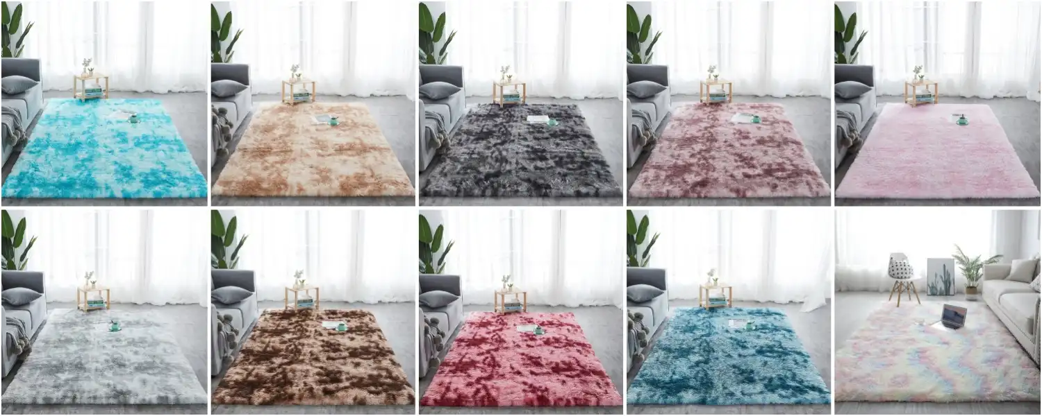 Bedroom Shaggy Rugs Styles 