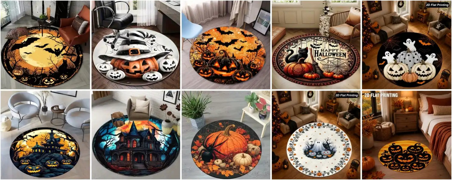 Halloween Accent Rug Styles 