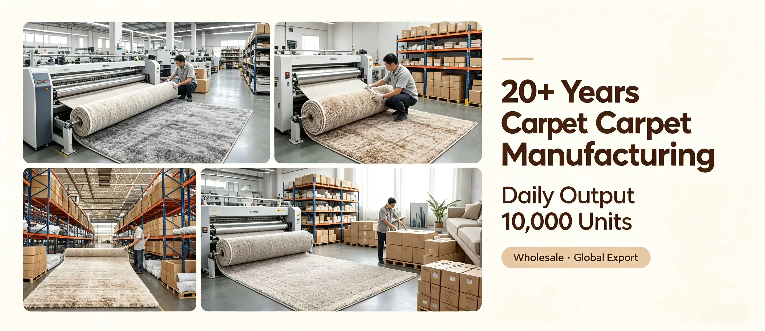 Bedroom Shaggy Rugs Factory Production Strength