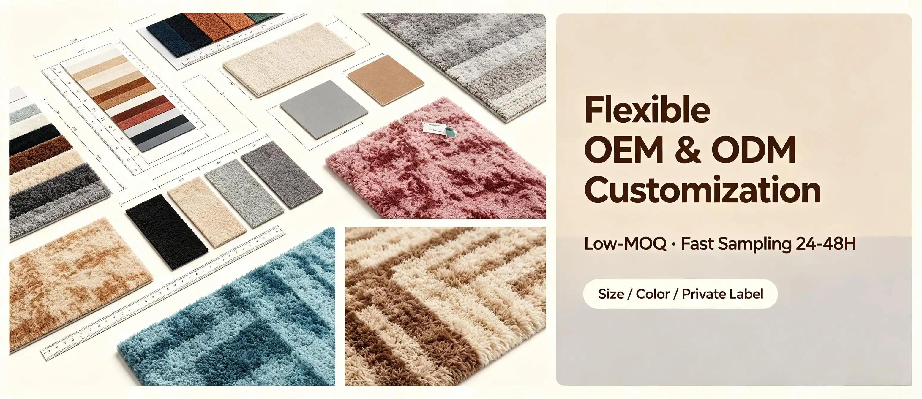 Bedroom Shaggy Rugs Custom OEM & ODM Service