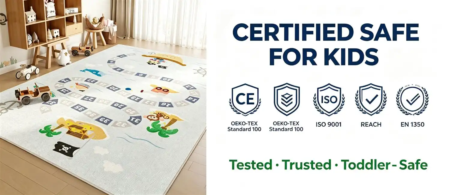 Childs Play Carpet certifications