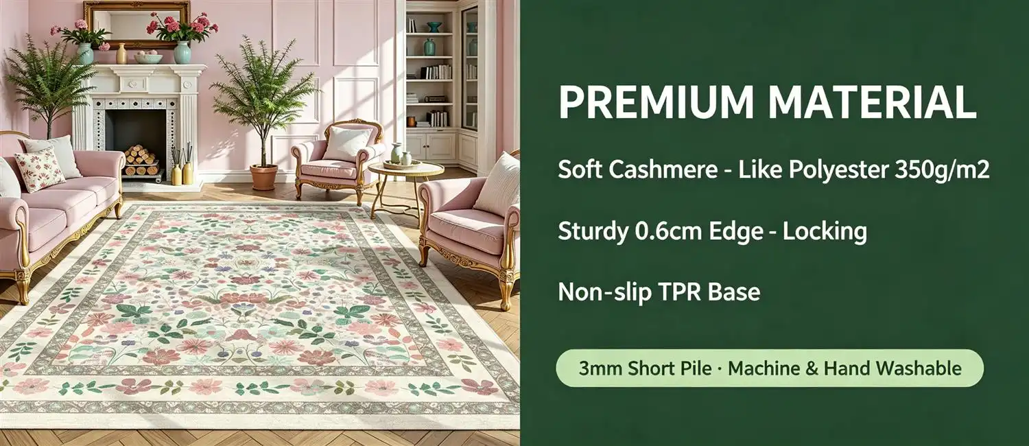 Multicolor Boho Rug material Multicolor Boho Rug material