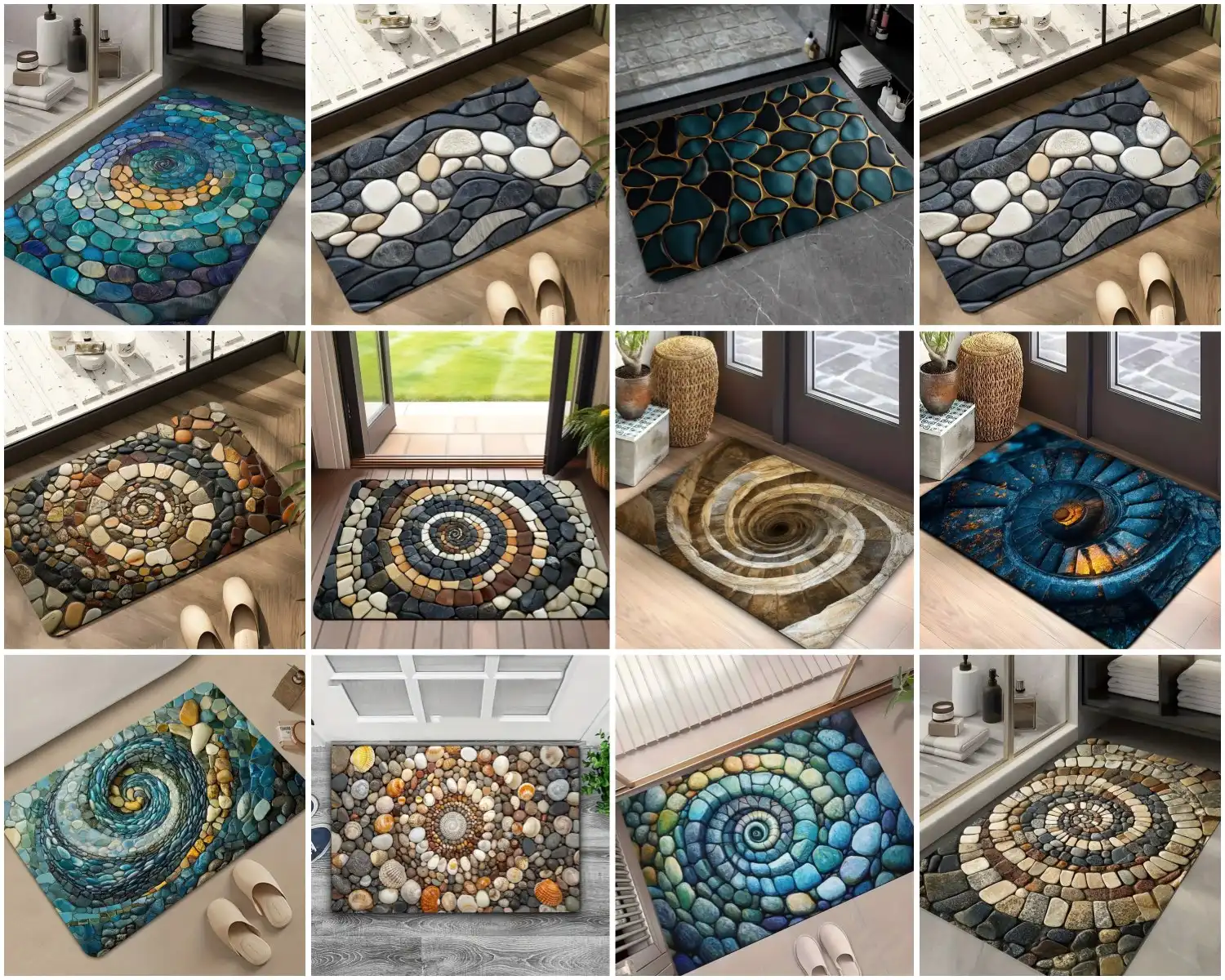 Vintage Rug Bath Mat Styles