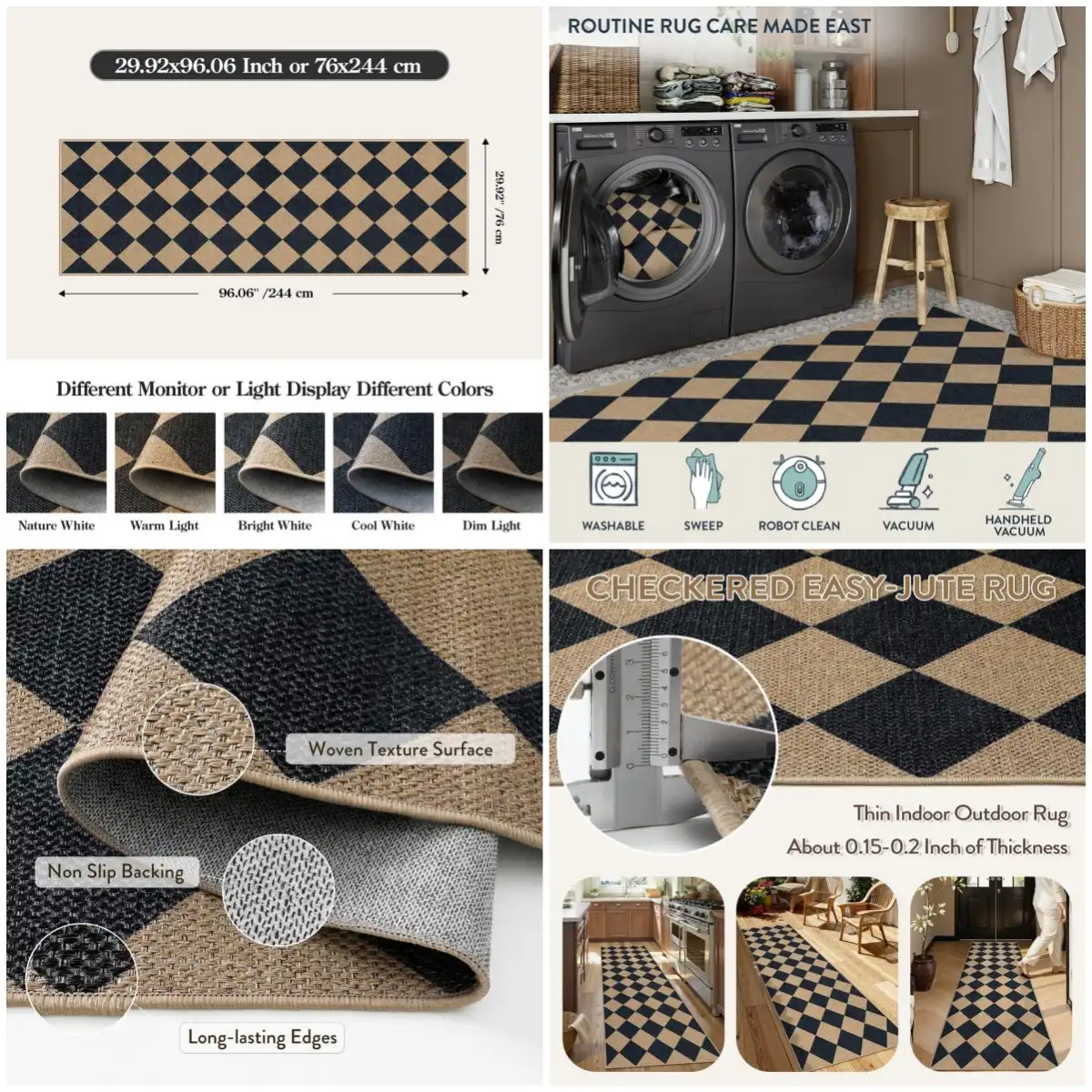 Black Jute Door Mat Material Details Black Jute Door Mat Material Details