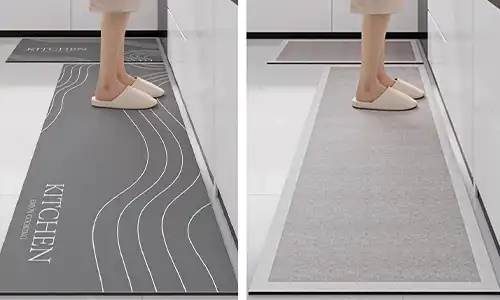 How to clean Kitchen Anti Skid Mat easily?