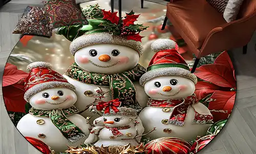 Why a Round Christmas Area Rug Is the Cutest Decor for Your Home