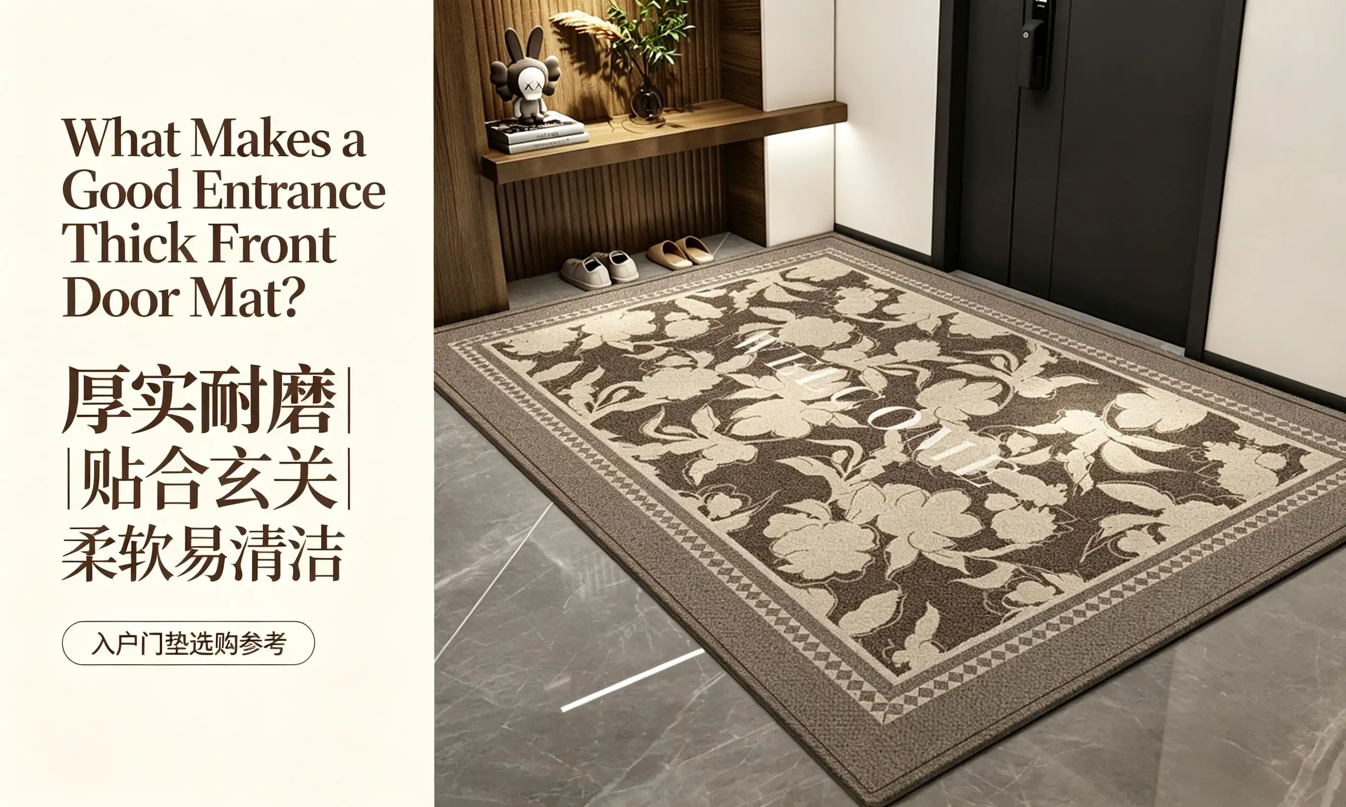 What Makes a Good Entrance Thick Front Door Mat?
