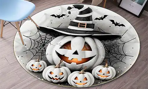 How Durable Is a Halloween Accent Rug for Indoor Use?