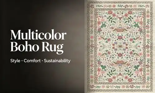 The Allure of Multicolor Boho Rug: A Style That Inspires