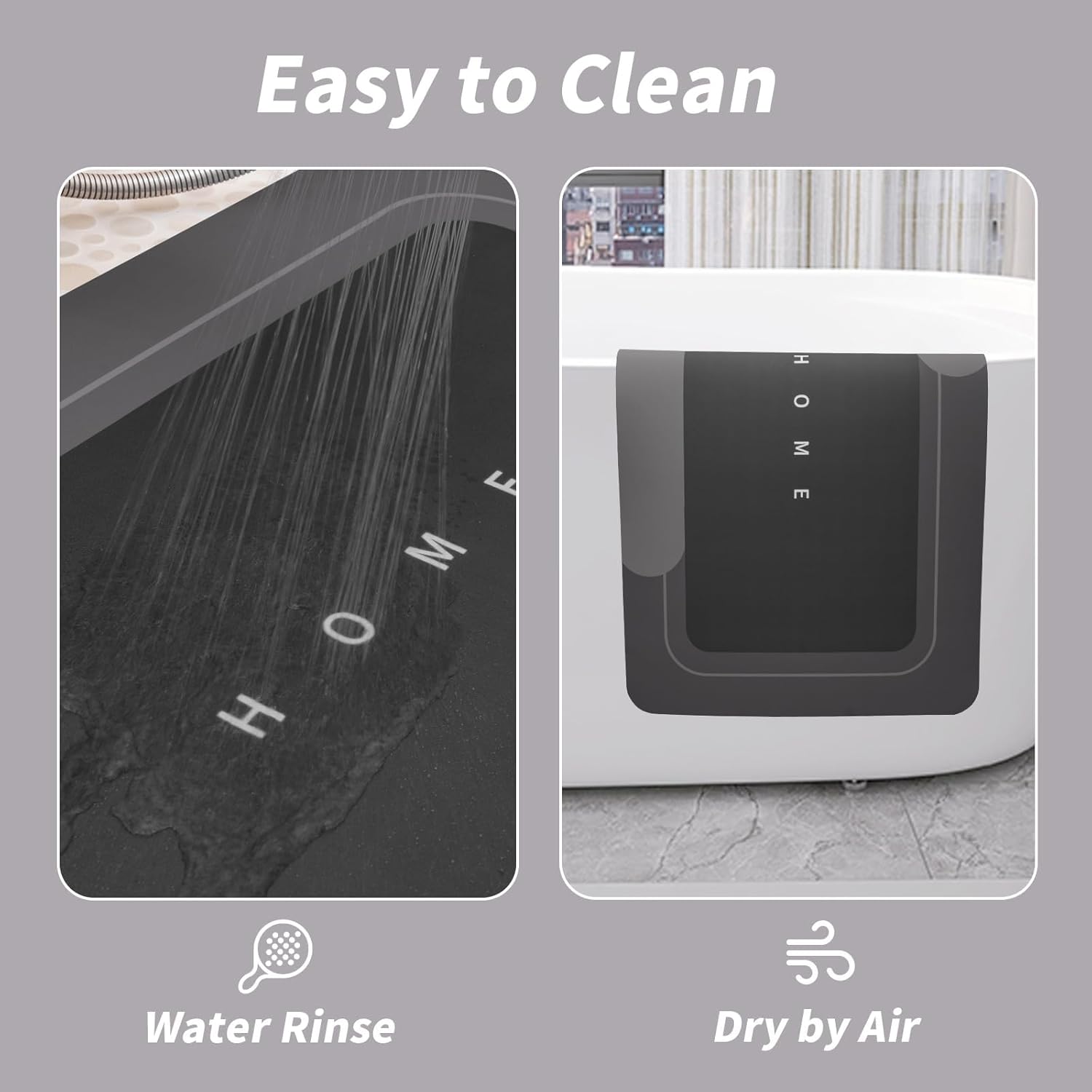 Non Slip Absorbent Bath Mat